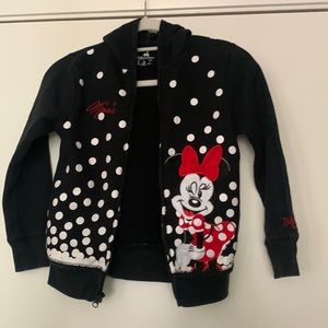 Disneyland Resort Minnie Mouse zippered hoodie